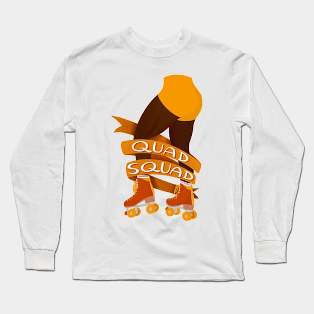 Quad Squad - Color Option 2 Long Sleeve T-Shirt by ktomotiondesign